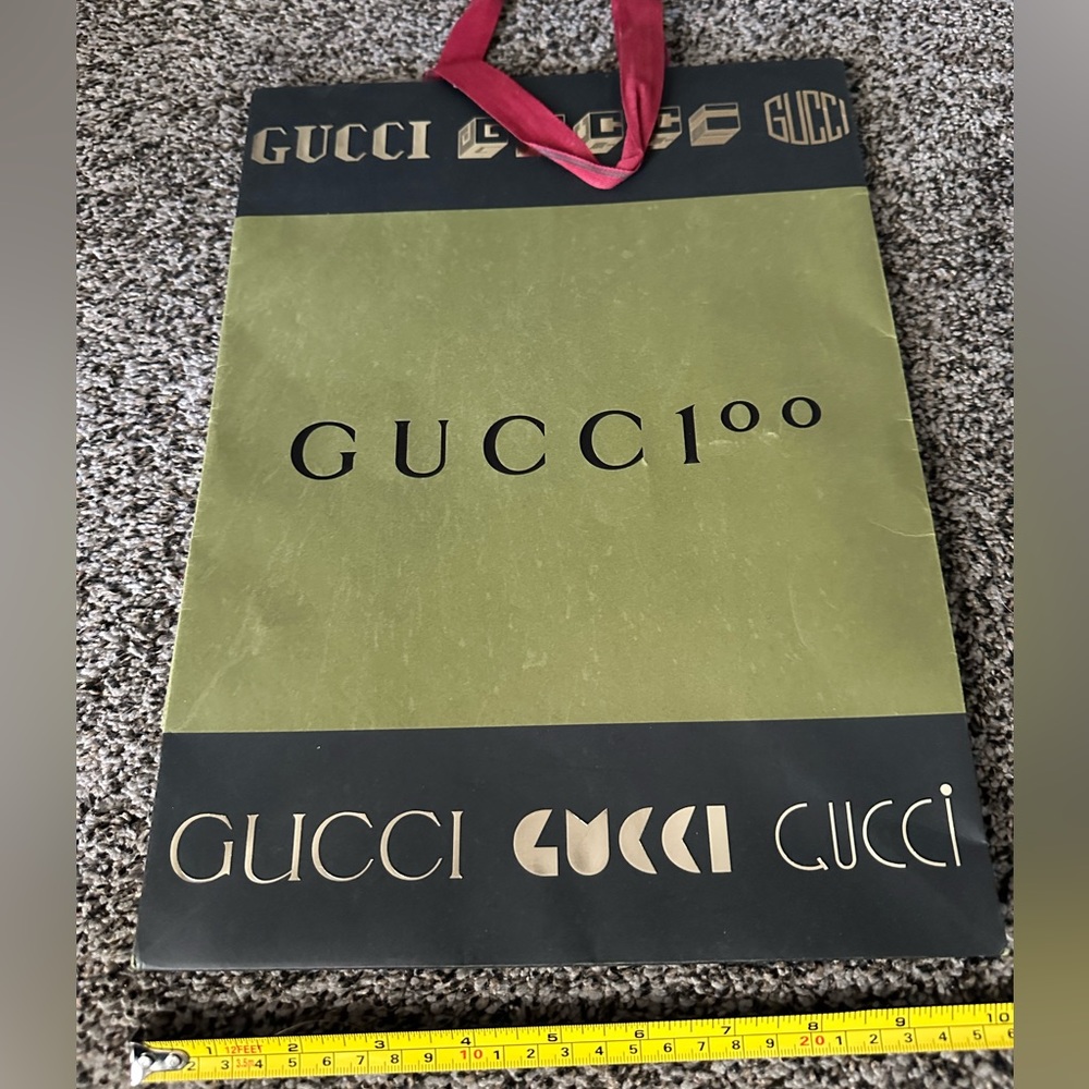 Used Limited Edition Gucci Gift Bag